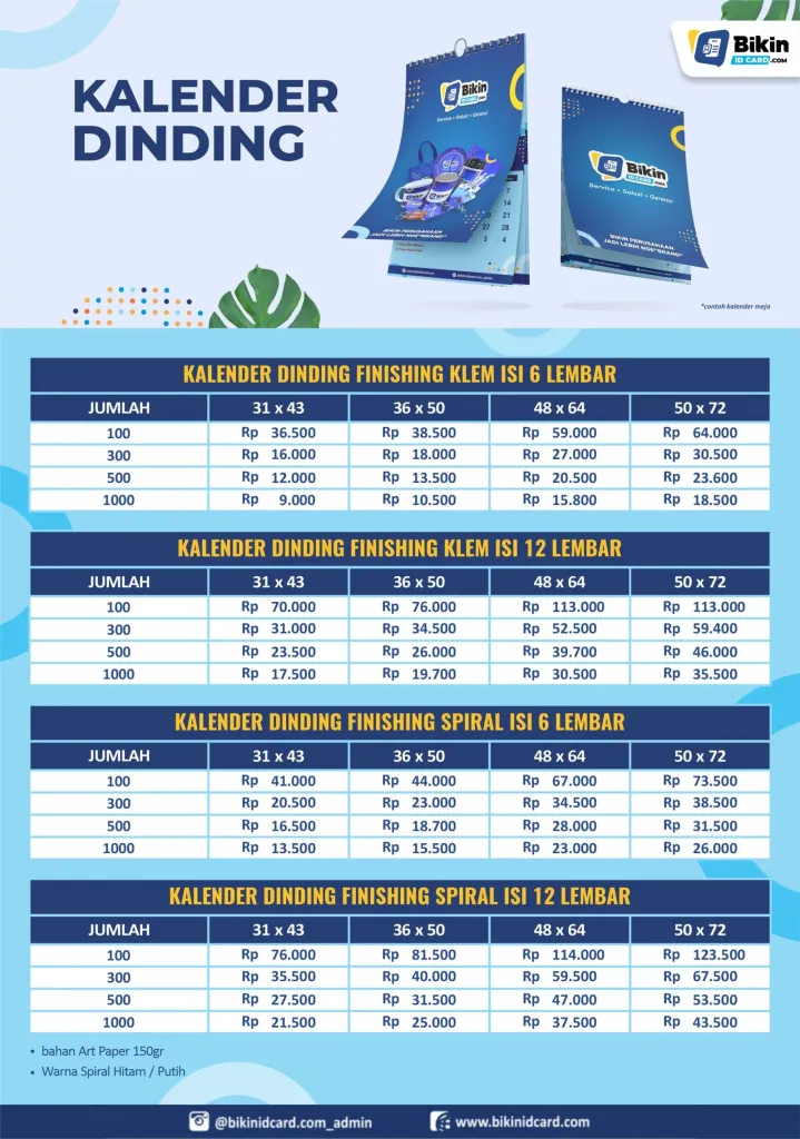 Kalender Dinding